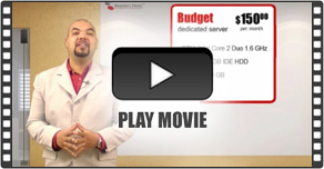 Find out more about our cut-price Budget Dedicated Hosting Server in our video presentation