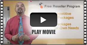A video presentation of the shared web hosting plans offered by the Free Reseller Program